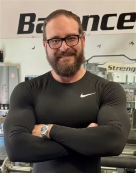 Brad Glaser, Master Certified Personal Trainer, in his gym